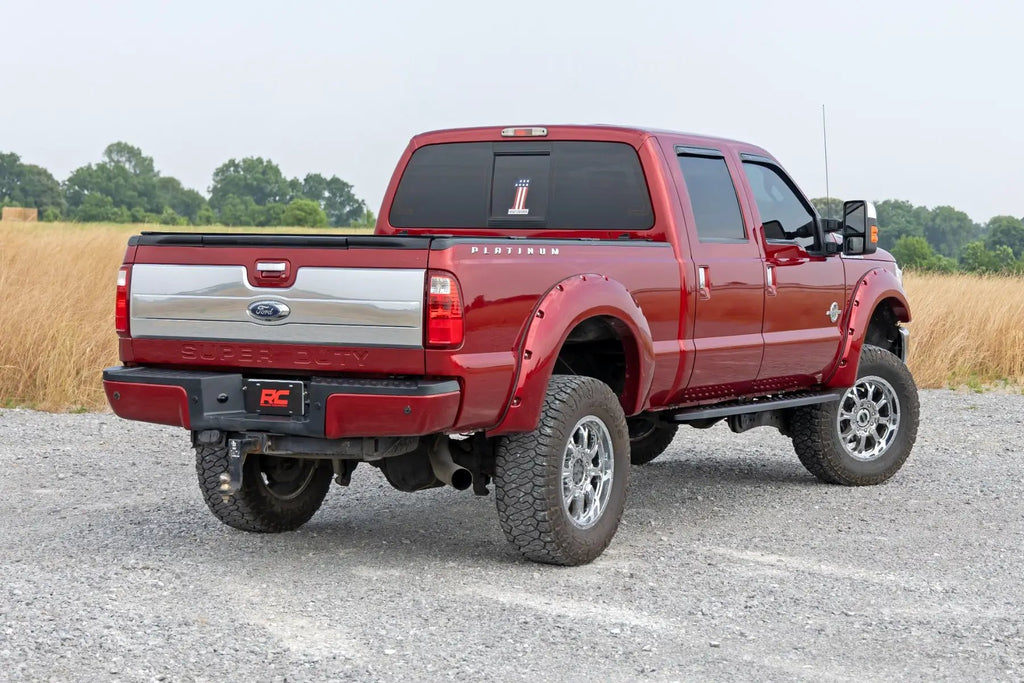 RPT2 Running Board | Crew Cab | Black | Ford F-250/F-350 Super Duty (09-16) by Rough Country