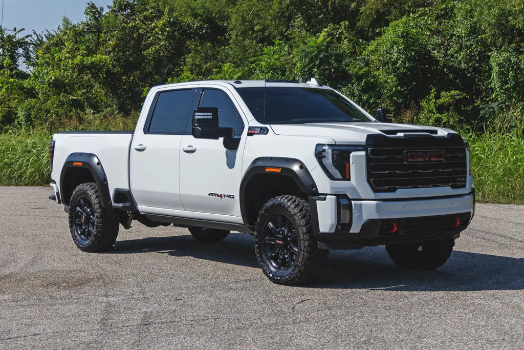 Pocket Fender Flares | GBA Black | GMC Sierra 2500 HD/Sierra 3500 HD (20-26) by Rough Country