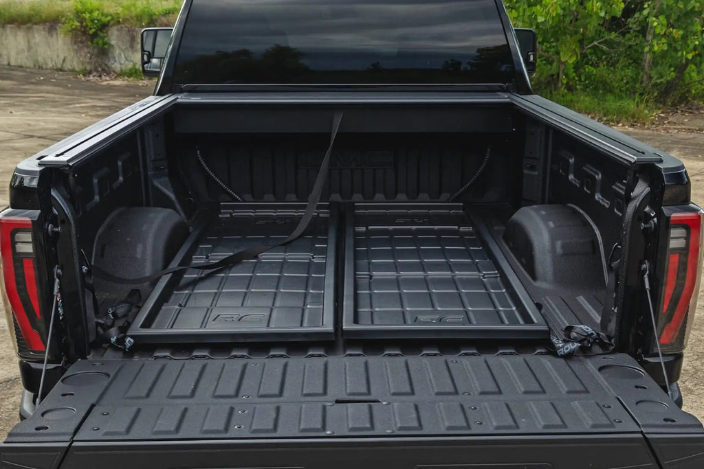 Slide-Out Truck Bed Cargo Trays | Fits 6'7"–6'10" Beds | Easy Tailgate Access by Rough Country
