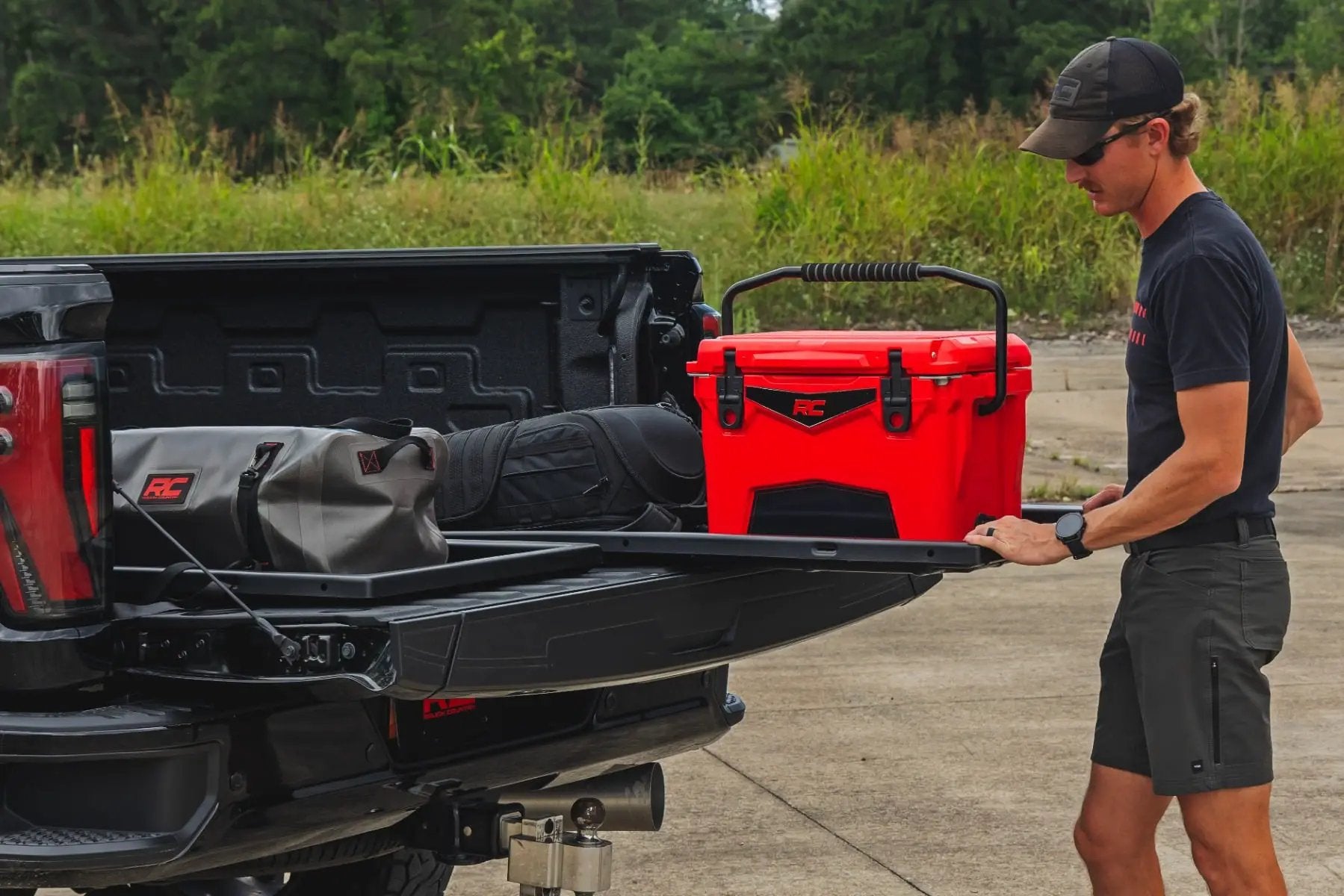 Slide-Out Truck Bed Cargo Trays | Fits 6'7"–6'10" Beds | Easy Tailgate Access by Rough Country