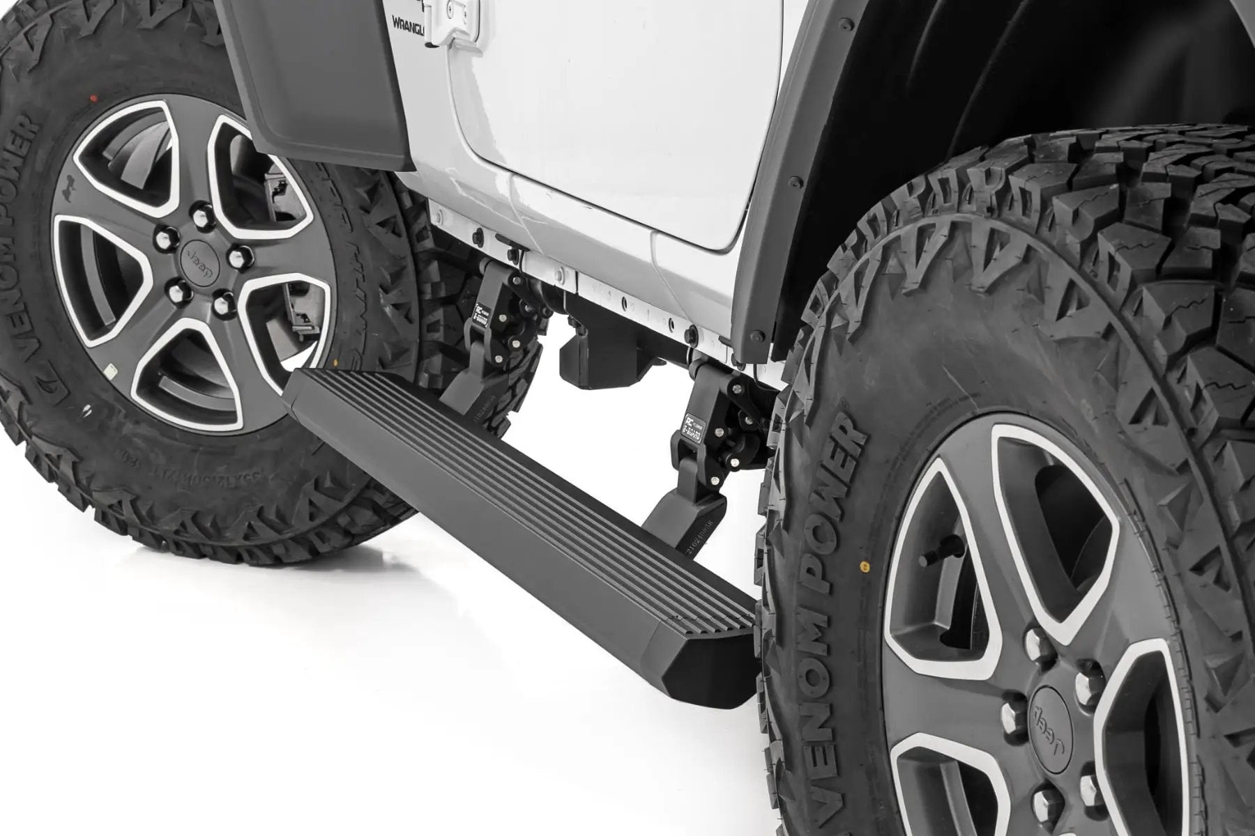 Power Running Boards | Dual Electric Motor | 2 Door | Jeep Wrangler JL (18-26) by Rough Country