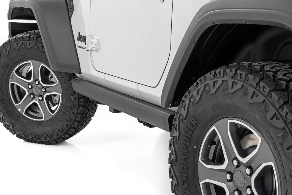 Power Running Boards | Dual Electric Motor | 2 Door | Jeep Wrangler JL (18-26) by Rough Country
