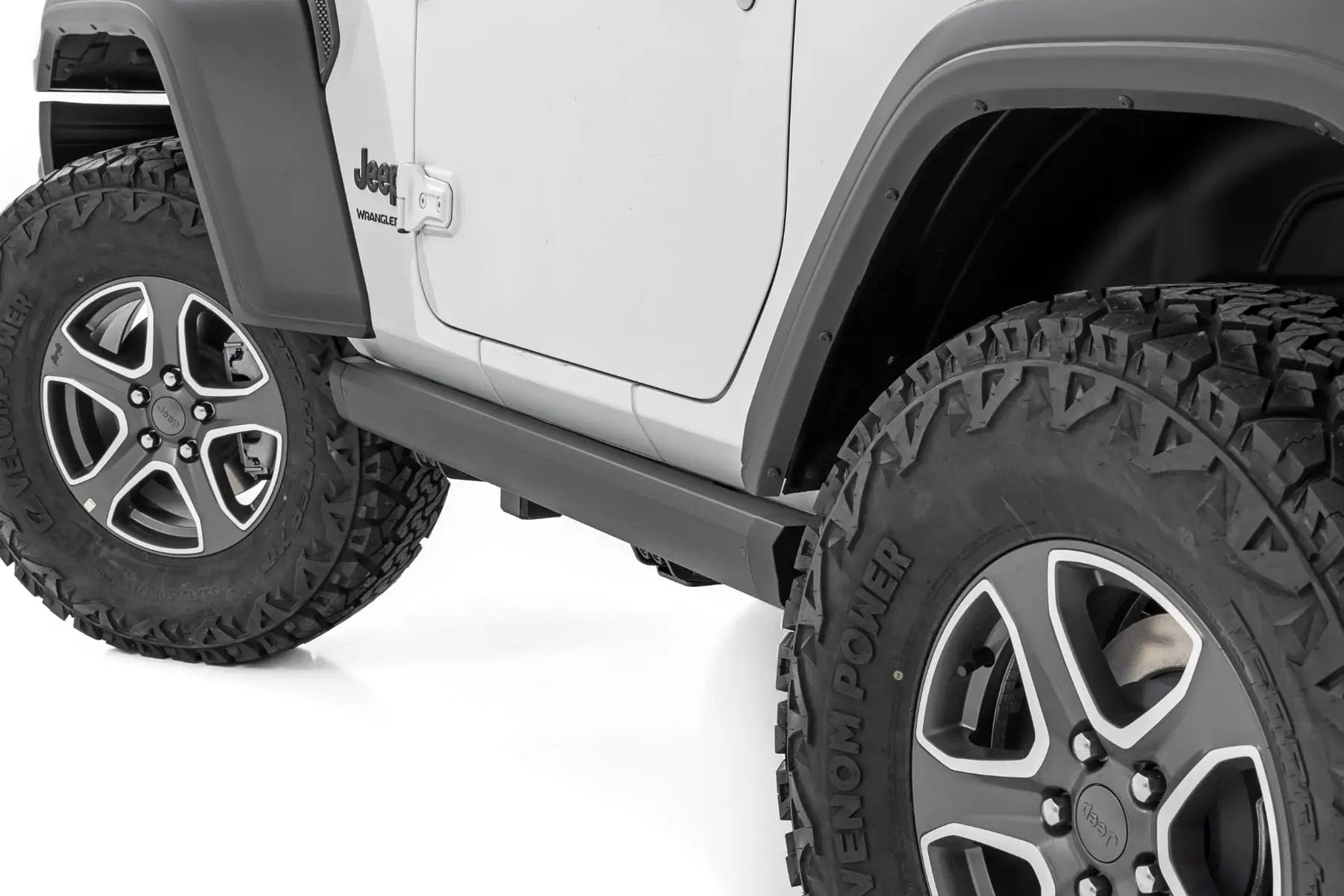 Power Running Boards | Dual Electric Motor | 2 Door | Jeep Wrangler JL (18-26) by Rough Country