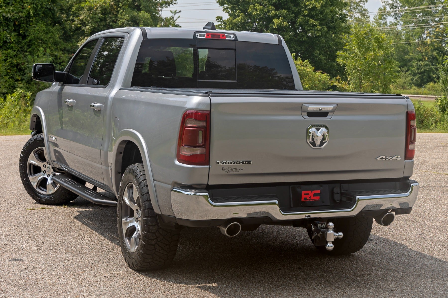 OV2 Running Boards | Side Step Bars | Crew Cab | Ram 1500 (19-26)/1500 TRX (21-24) by Rough Country