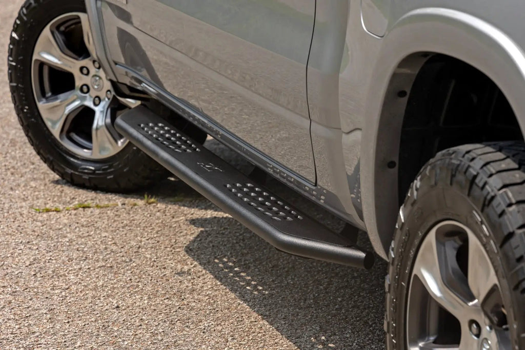 OV2 Running Boards | Side Step Bars | Crew Cab | Ram 1500 (19-26)/1500 TRX (21-24) by Rough Country