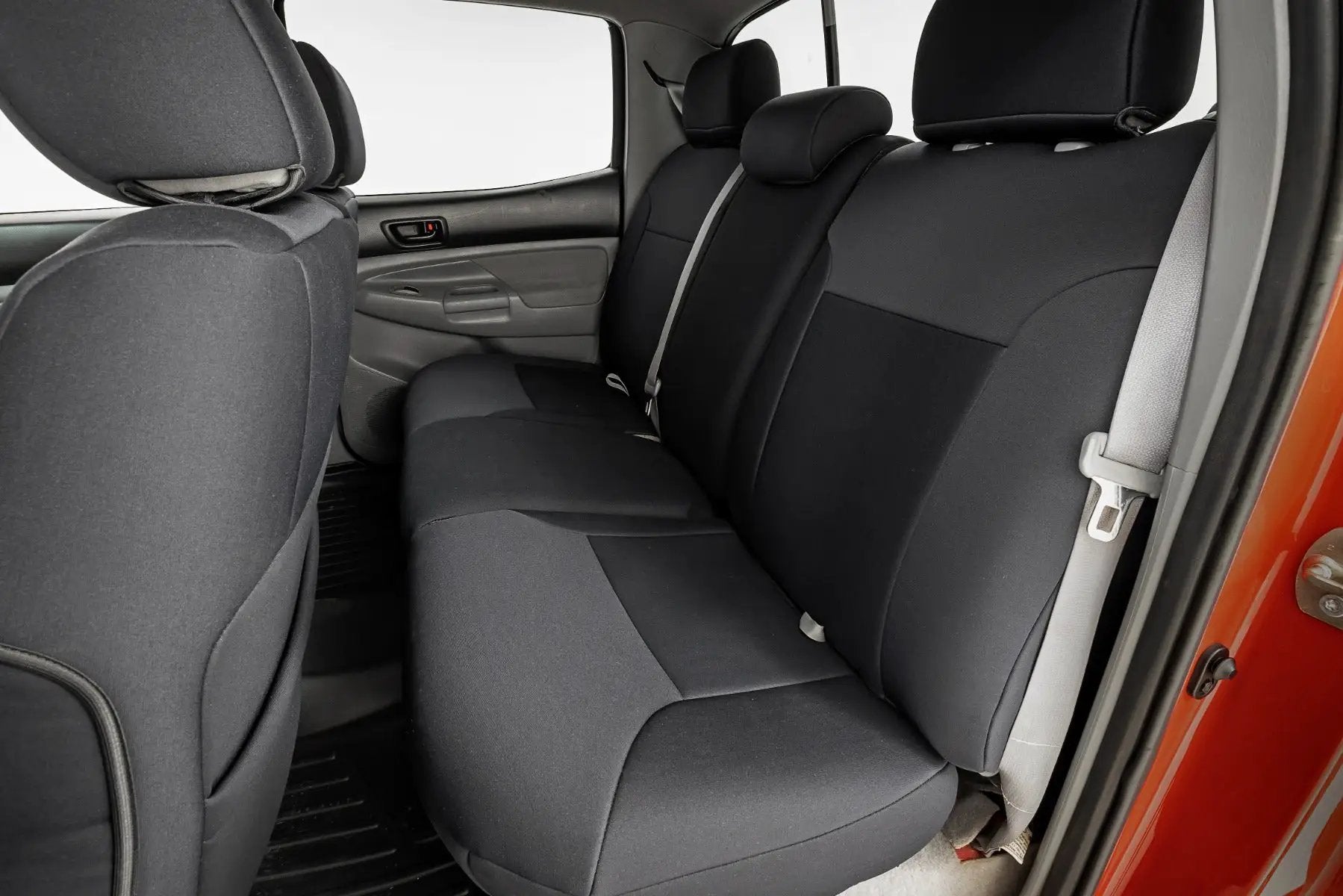 Seat Covers | FR & RR | Crew Cab | Toyota Tacoma 2WD/4WD (2005-2015) by Rough Country