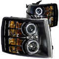 Projector Headlight Set w/Halo by ANZO USA
