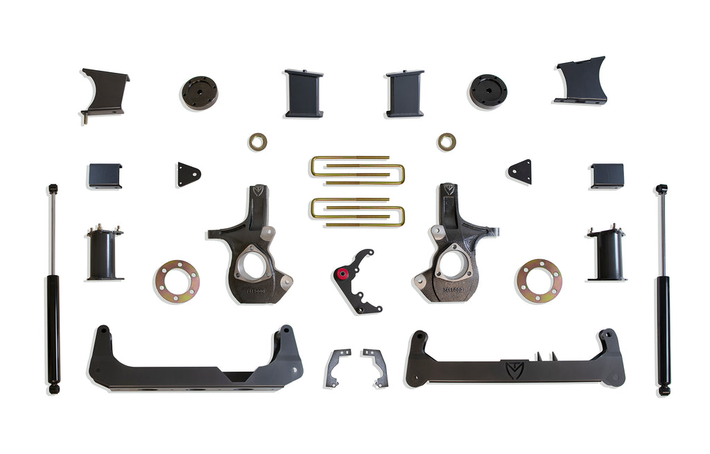2014-2016 GM 1500 2WD/4WD 7" LIFT KIT (CAST STEEL ARMS) by MaxTrac