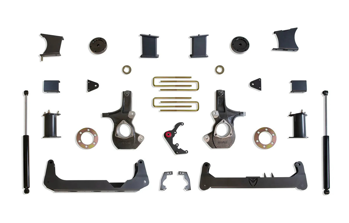 2014-2016 GM 1500 2WD/4WD 7" LIFT KIT (CAST STEEL ARMS) by MaxTrac