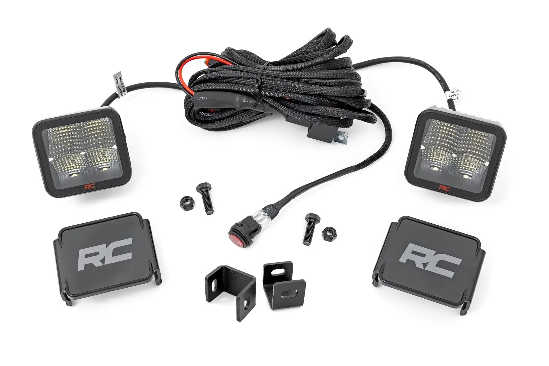 LED Light Kit | Ditch Mount | 2" Spectrum Pair | Spot | Toyota Tundra (22-26) by Rough Country