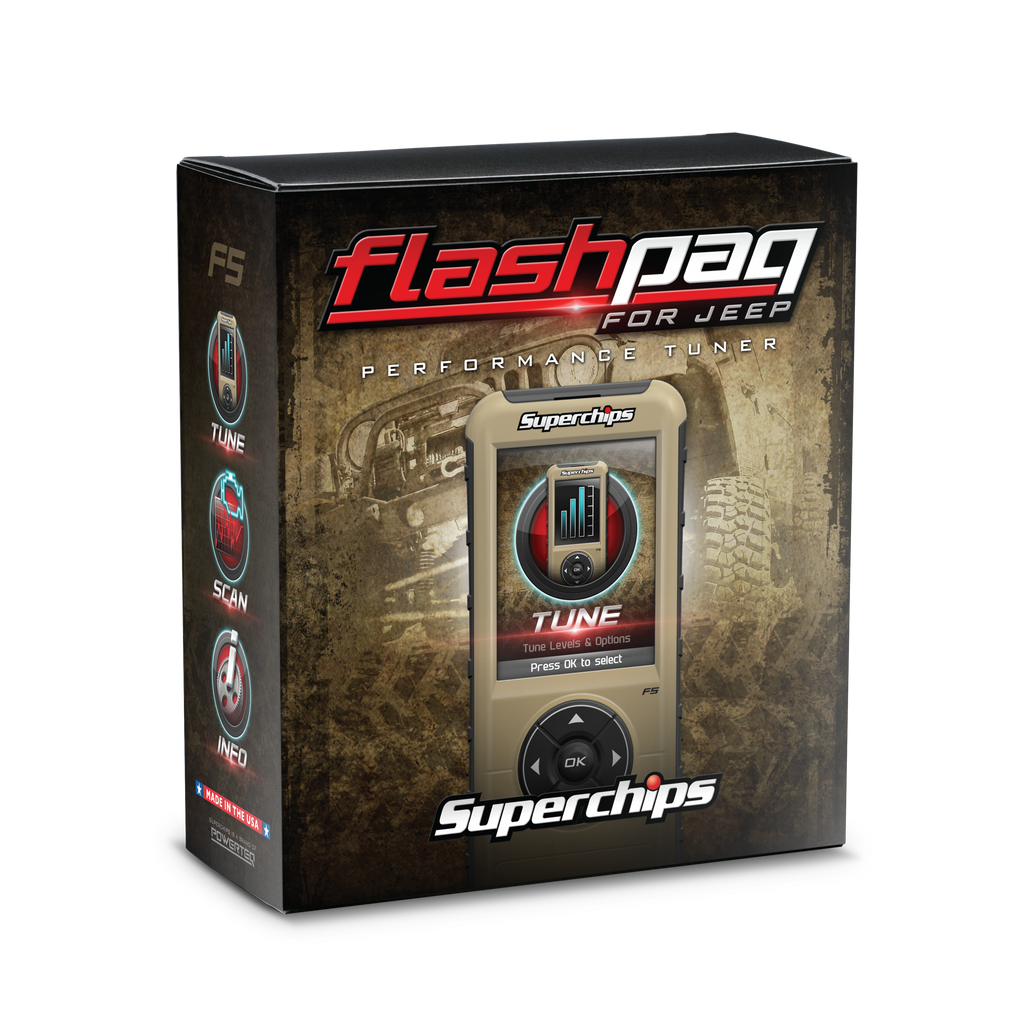 Superchips F5 Flashpaq for 15-18 Jeep JK by Superchips