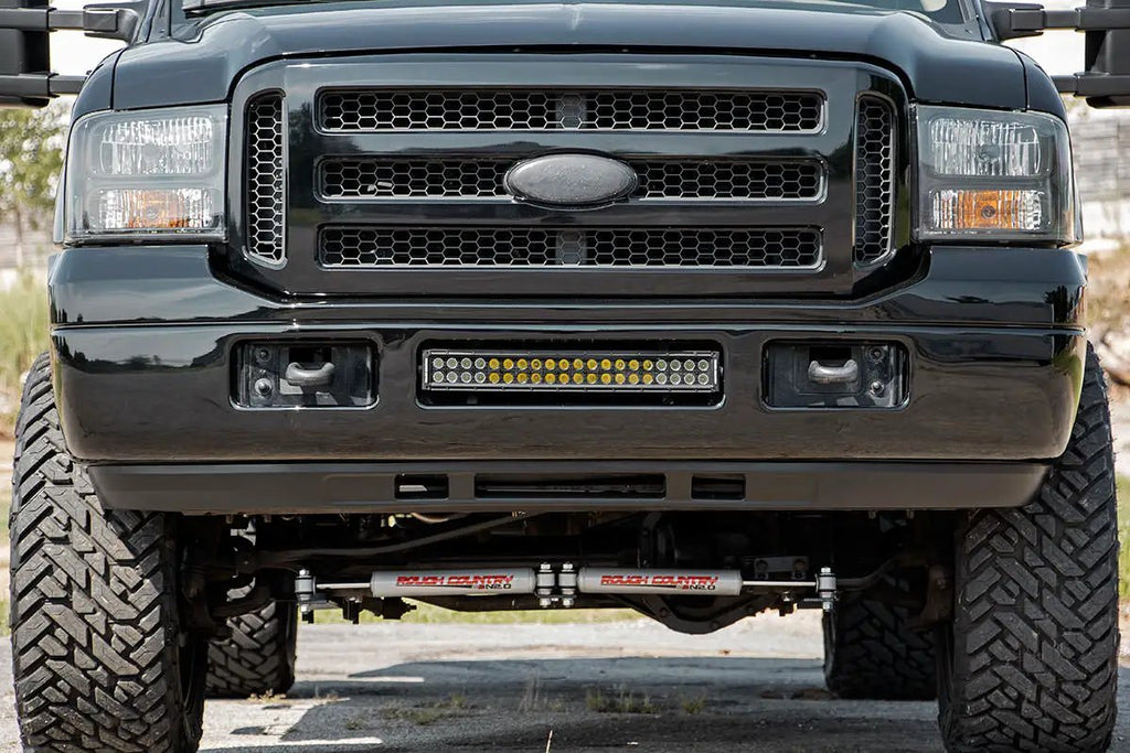 LED Light Kit | Bumper Mount | 20" Spectrum Dual Row | Ford F-250/F-350 Super Duty (05-07) by Rough Country