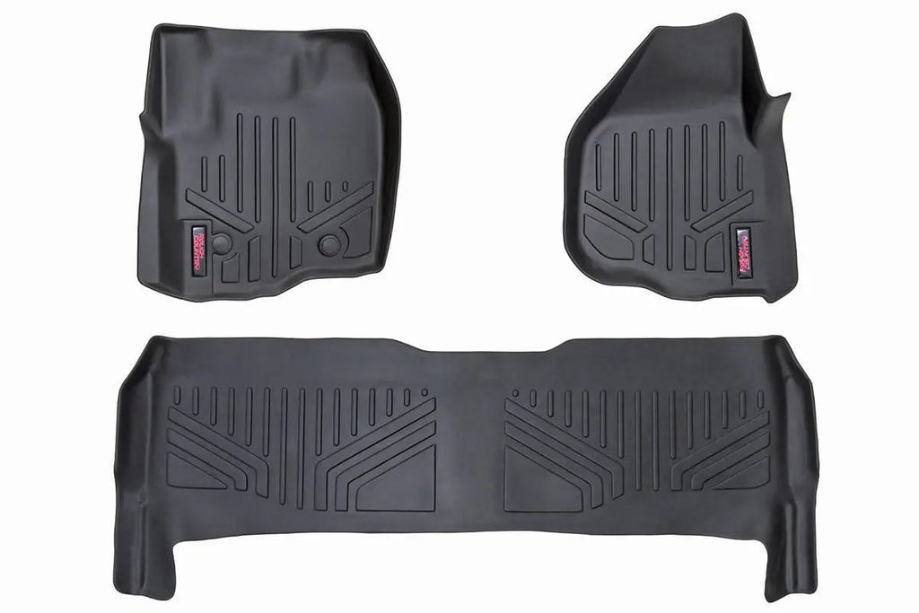 Floor Mats | FR & RR | Raised FR Pedal | Ford F-250/F-350 Super Duty (12-16) by Rough Country