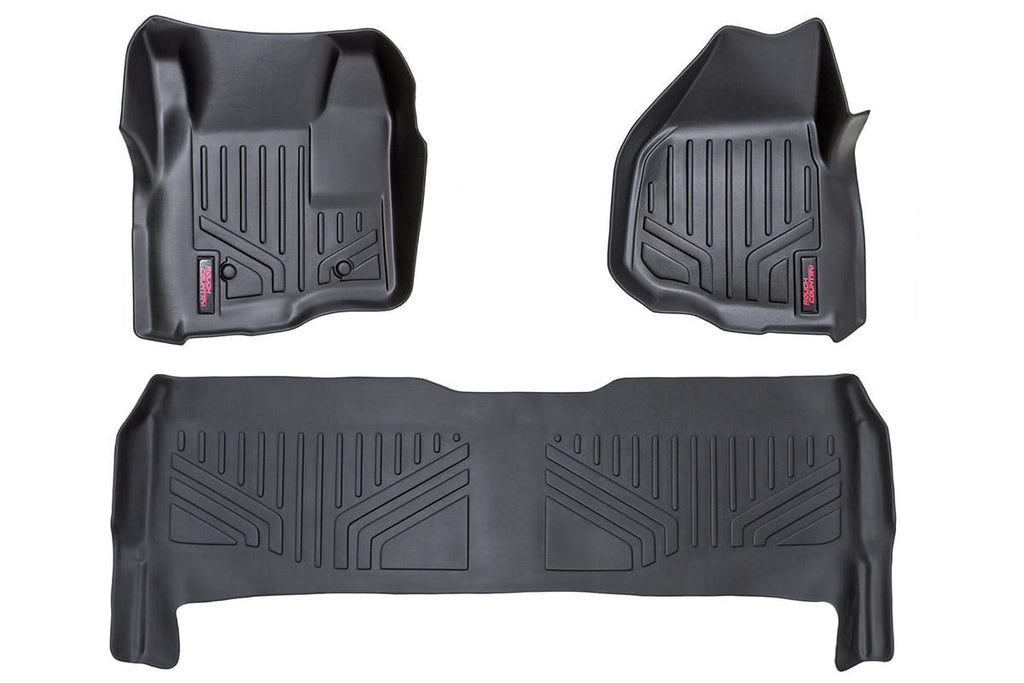 Floor Mats | FR & RR | Depressed Pedal | Ford F-250/F-350 Super Duty (11-16) by Rough Country