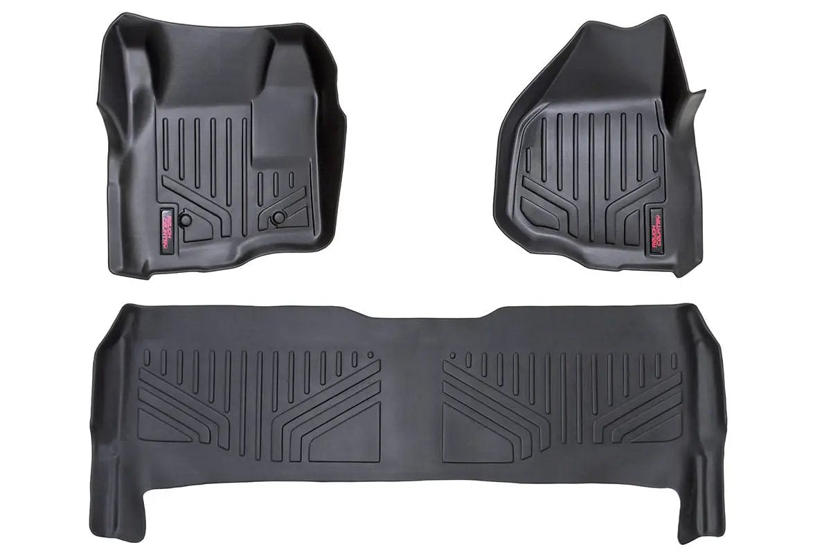 Floor Mats | FR & RR | Depressed Pedal | Ford F-250/F-350 Super Duty (11-16) by Rough Country