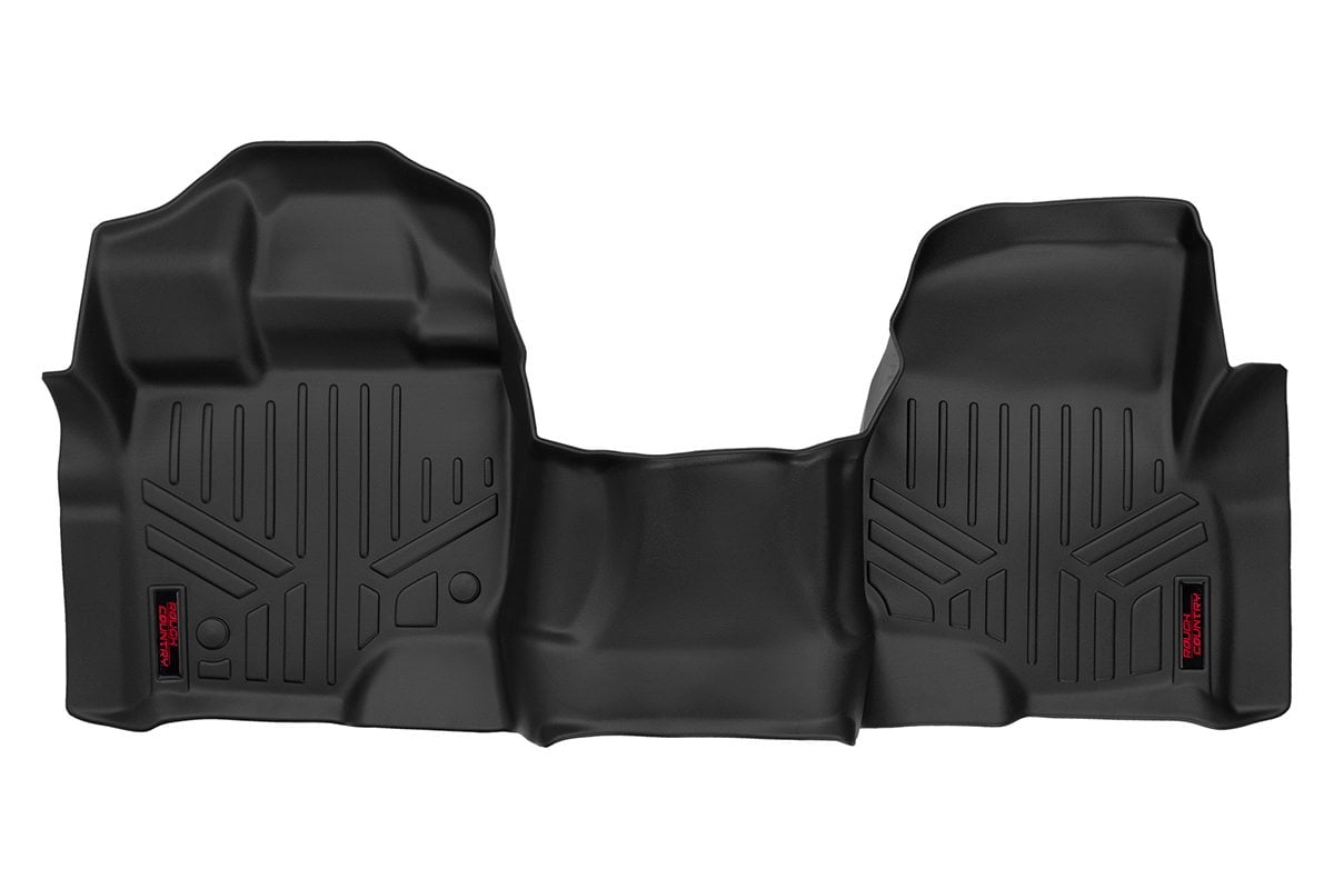 Floor Mats | Front | Over Hump | Ford F-150 (15-26)/F-150 Lightning (22-26)/Raptor (17-20) by Rough Country