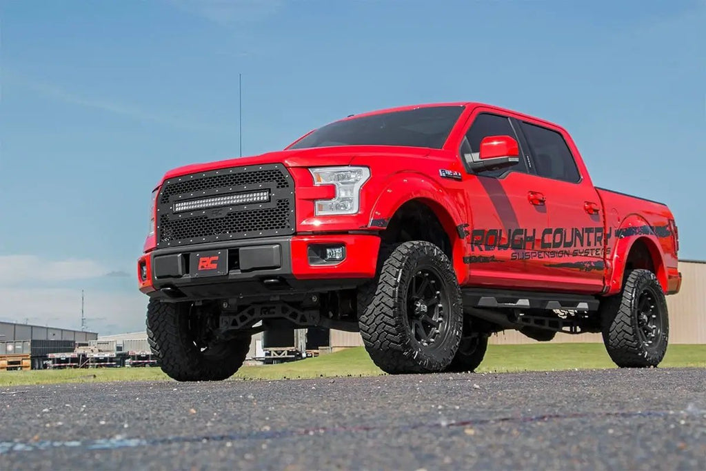 30 Inch Black Series LED Light Bar | Curved | Dual Row | Cool White DRL by Rough Country
