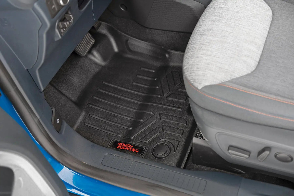 Floor Mats | Front and Rear | Ford Maverick 2WD/4WD (2022-2026) by Rough Country