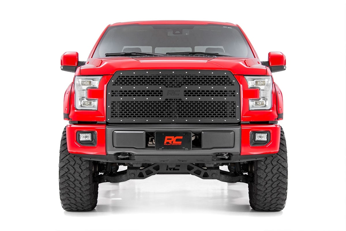 Mesh Grille | Ford F-150 2WD/4WD (2015-2017) by Rough Country