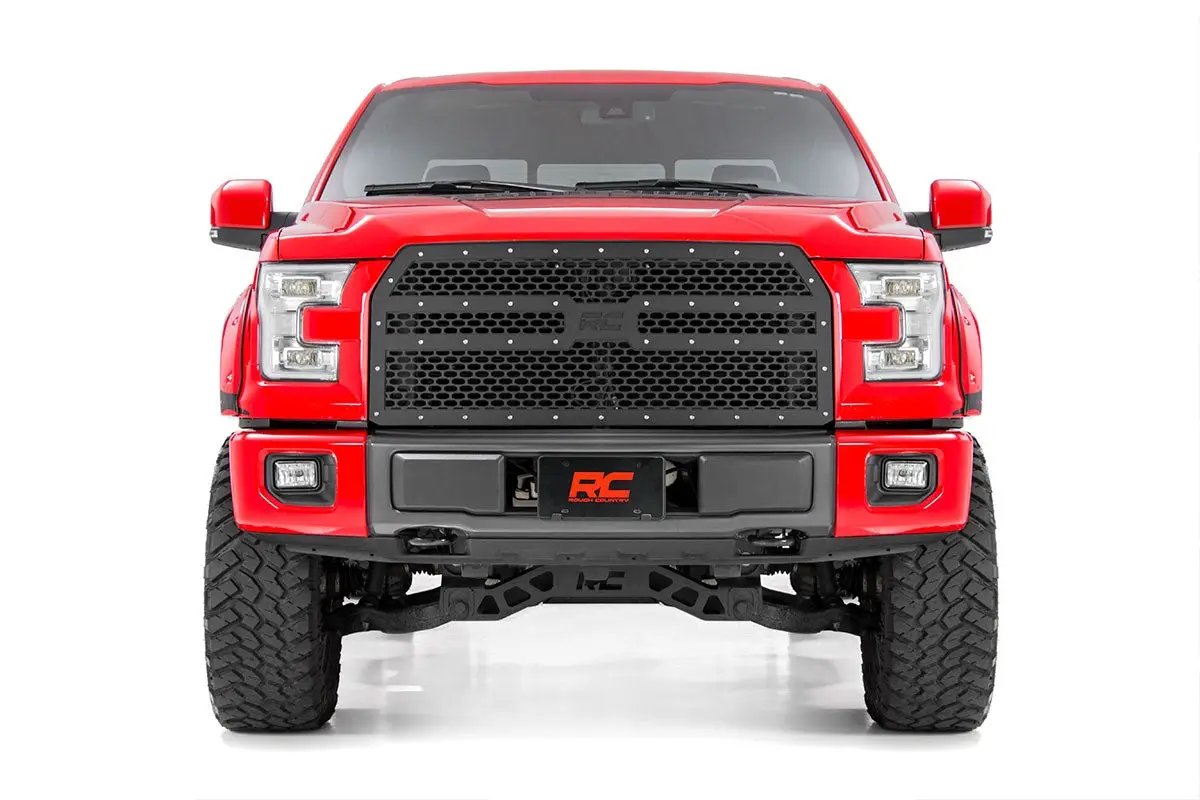 Mesh Grille | Ford F-150 2WD/4WD (2015-2017) by Rough Country