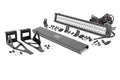 LED Light Kit | Bumper | 20" Chrome Dual Row | Amber DRL | Ford F-250/F-350 Super Duty (05-07) by Rough Country