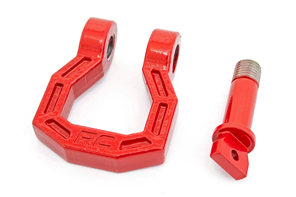 D-Ring | Forged | Pair | Red by Rough Country
