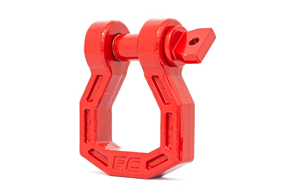 D-Ring | Forged | Pair | Red by Rough Country