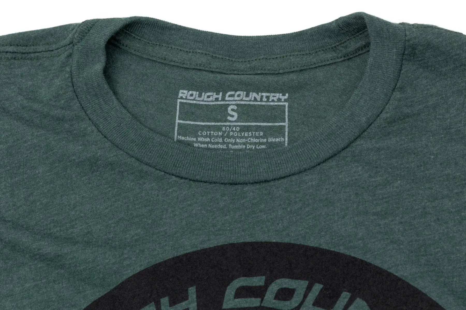 Rough Country T-Shirt | RC Mountains | Forest Green | XL by Rough Country