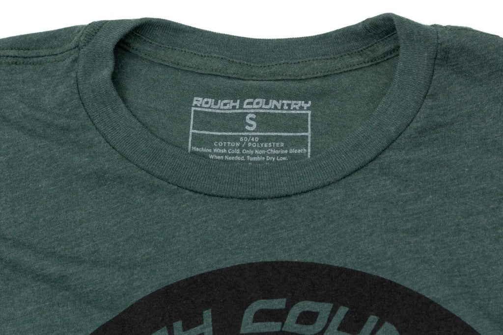 Rough Country T-Shirt | RC Mountains | Forest Green | SM by Rough Country