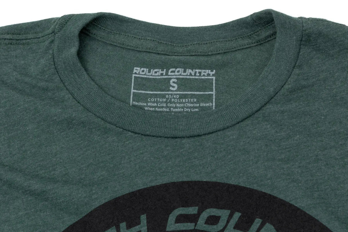 Rough Country T-Shirt | RC Mountains | Forest Green | SM by Rough Country
