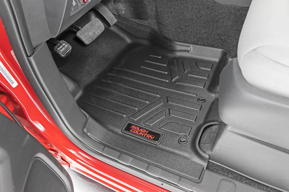 Floor Mats | FR & RR | Crew Cab | Nissan Frontier 2WD/4WD (2022-2026) by Rough Country