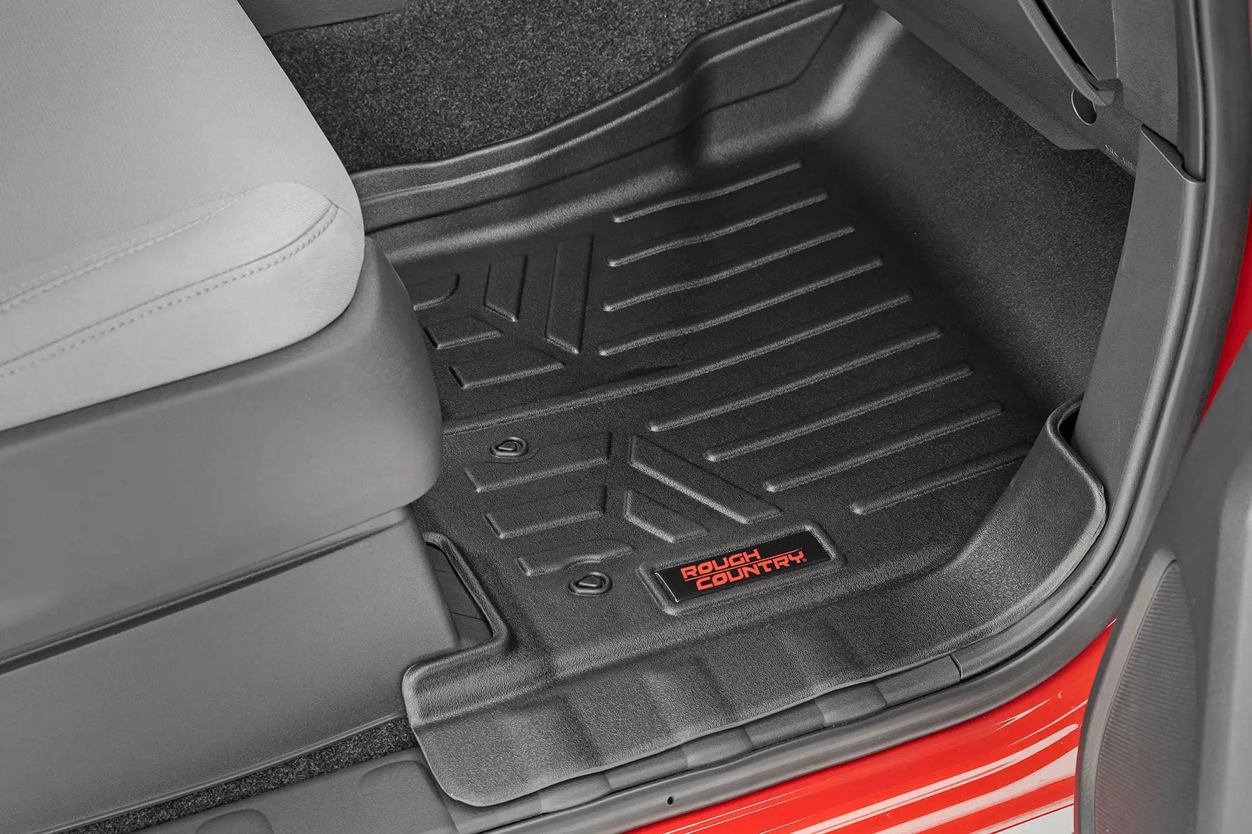 Floor Mats | FR & RR | Crew Cab | Nissan Frontier 2WD/4WD (2022-2026) by Rough Country