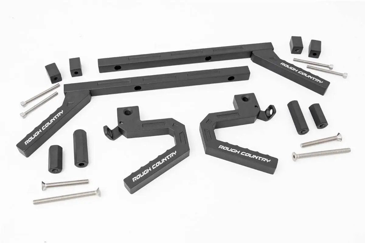 Grab Handles | Alum | FR & RR | Jeep Wrangler JK/Wrangler Unlimited (07-18) by Rough Country