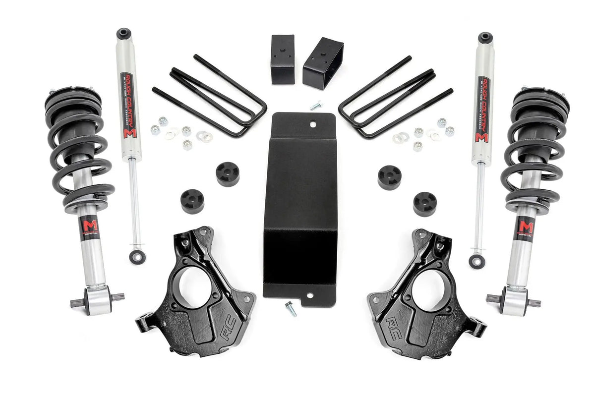 3.5 Inch Lift Kit | Cast Steel LCA | M1 Strut | Chevy/GMC 1500 (07-13) by Rough Country