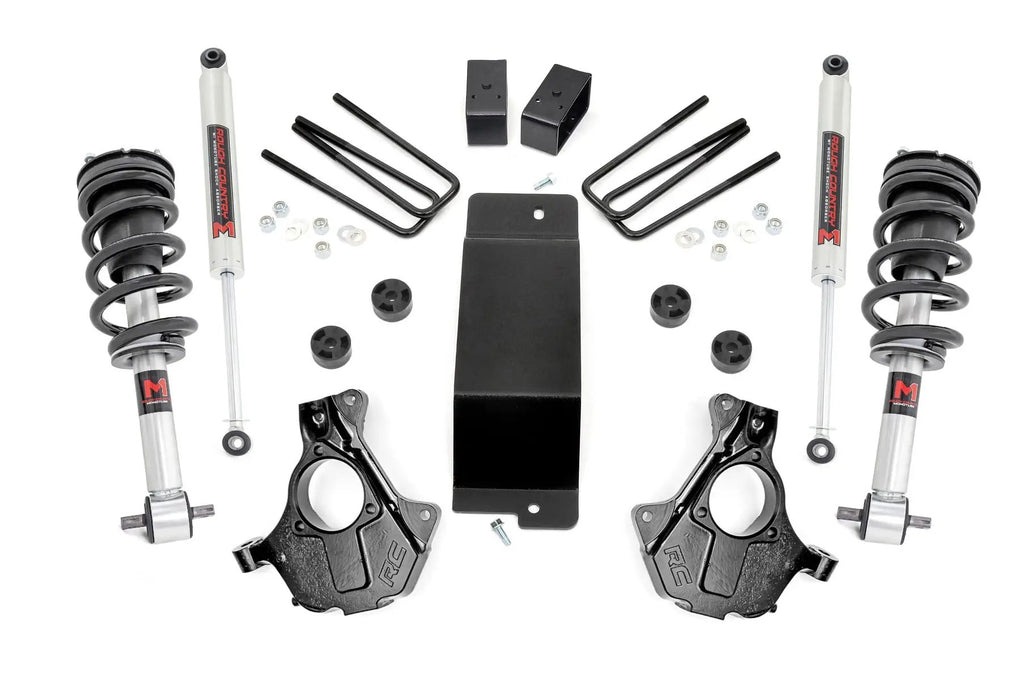 3.5 Inch Lift Kit | Cast Steel LCA | M1 Strut | Chevy/GMC 1500 (07-13) by Rough Country