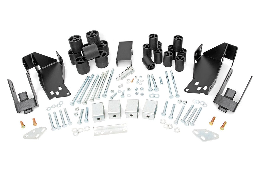 3 Inch Body Lift Kit | Chevy Silverado & GMC Sierra 1500 2WD/4WD (2007-2013) by Rough Country