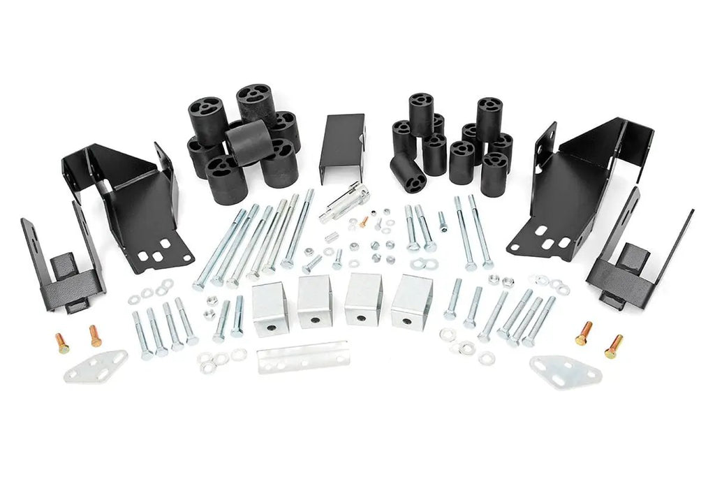 3 Inch Body Lift Kit | Chevy Silverado & GMC Sierra 1500 2WD/4WD (2007-2013) by Rough Country