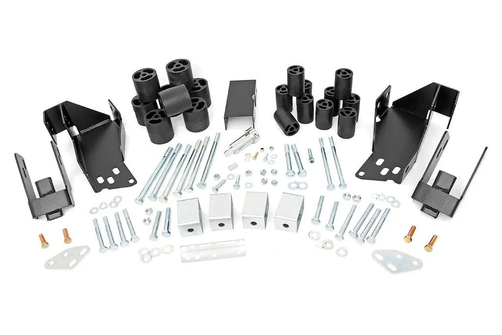 3 Inch Body Lift Kit | Chevy Silverado & GMC Sierra 1500 2WD/4WD (2007-2013) by Rough Country
