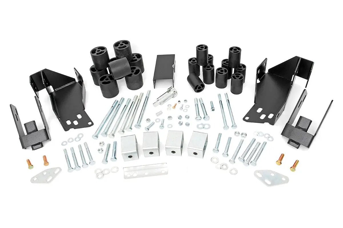 3 Inch Body Lift Kit | Chevy Silverado & GMC Sierra 1500 2WD/4WD (2007-2013) by Rough Country