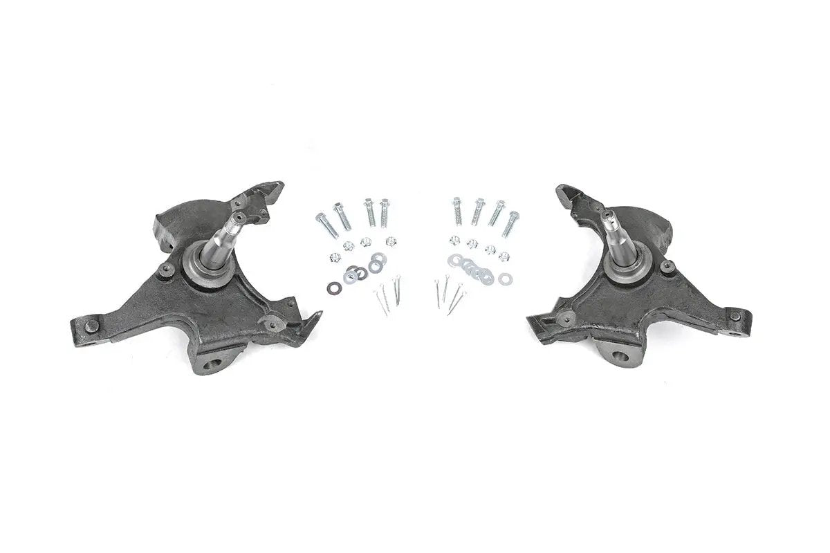 2 Inch Lowering Spindles | Chevy C1500/K1500 Truck Extended Ca 2WD (88-99) by Rough Country
