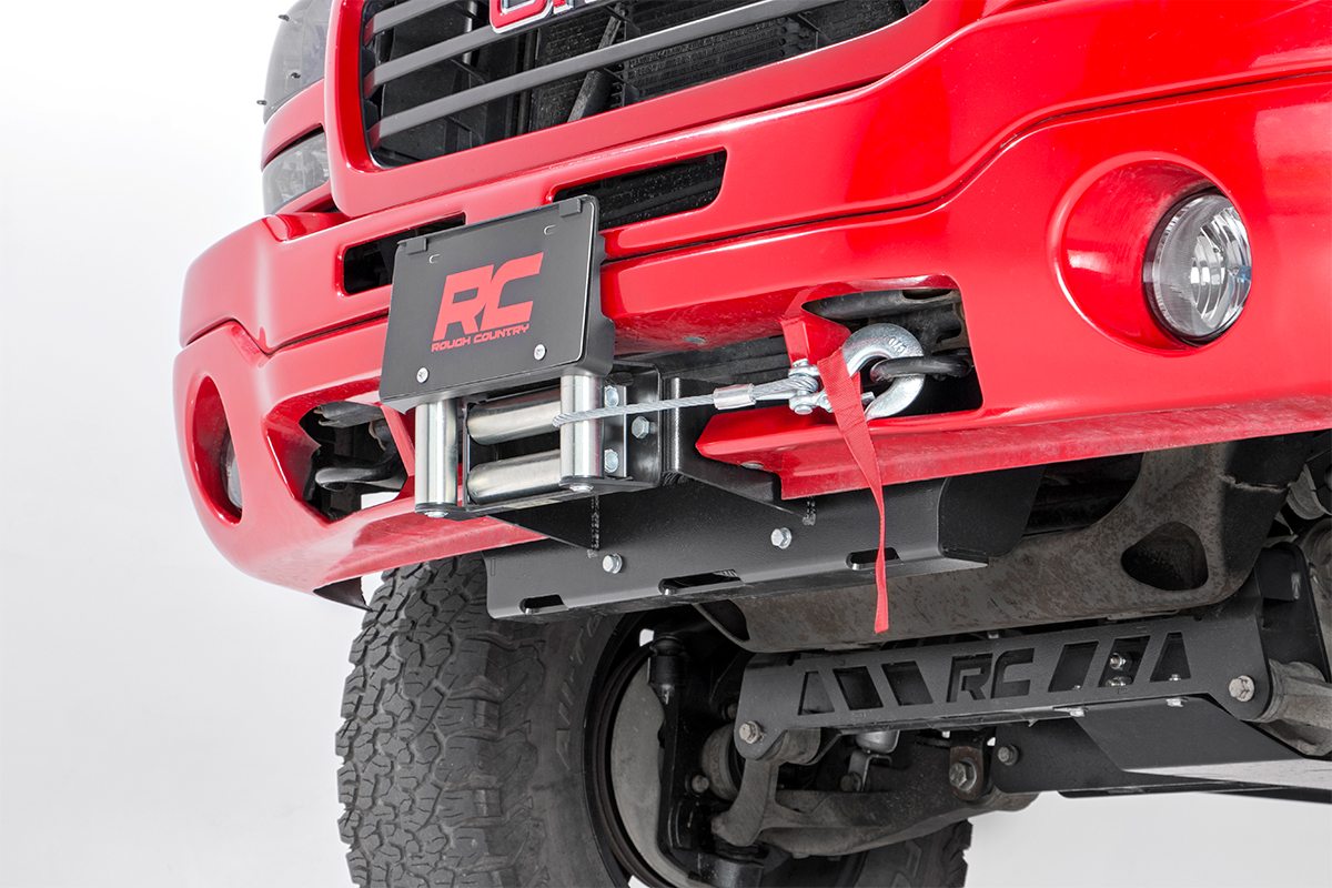 Hidden Winch Mounting Plate | Chevy/GMC 1500 (99-06 & Classic) by Rough Country