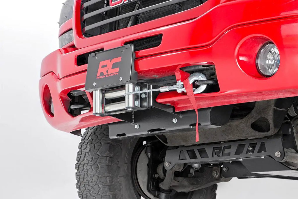 Hidden Winch Mounting Plate | Chevy/GMC 1500 (99-06 & Classic) by Rough Country