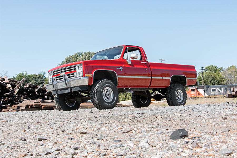 4 Inch Lift Kit | 52 Inch Rear Springs | Chevy/GMC C10/K10 Truck & SUV/K5 Blazer (73-76) by Rough Country