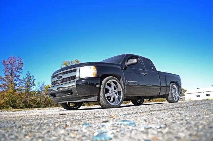Lowering Kit | Knuckle | 2"FR | 4"RR | Chevy/GMC 1500 (07-14) by Rough Country