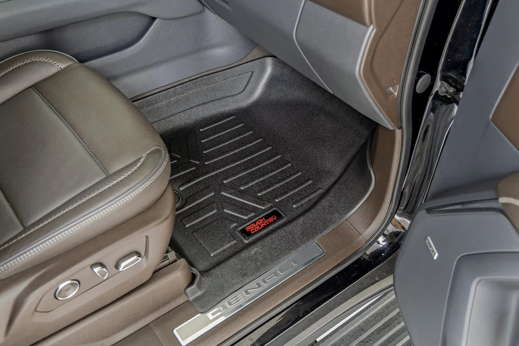 Floor Mats | FR & RR | FR/RR Bucket | Chevy/GMC Tahoe/Yukon 2WD/4WD (21-26) by Rough Country