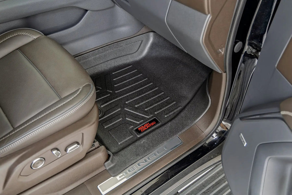 Floor Mats | FR & RR | FR/RR Bucket | Chevy/GMC Tahoe/Yukon 2WD/4WD (21-26) by Rough Country