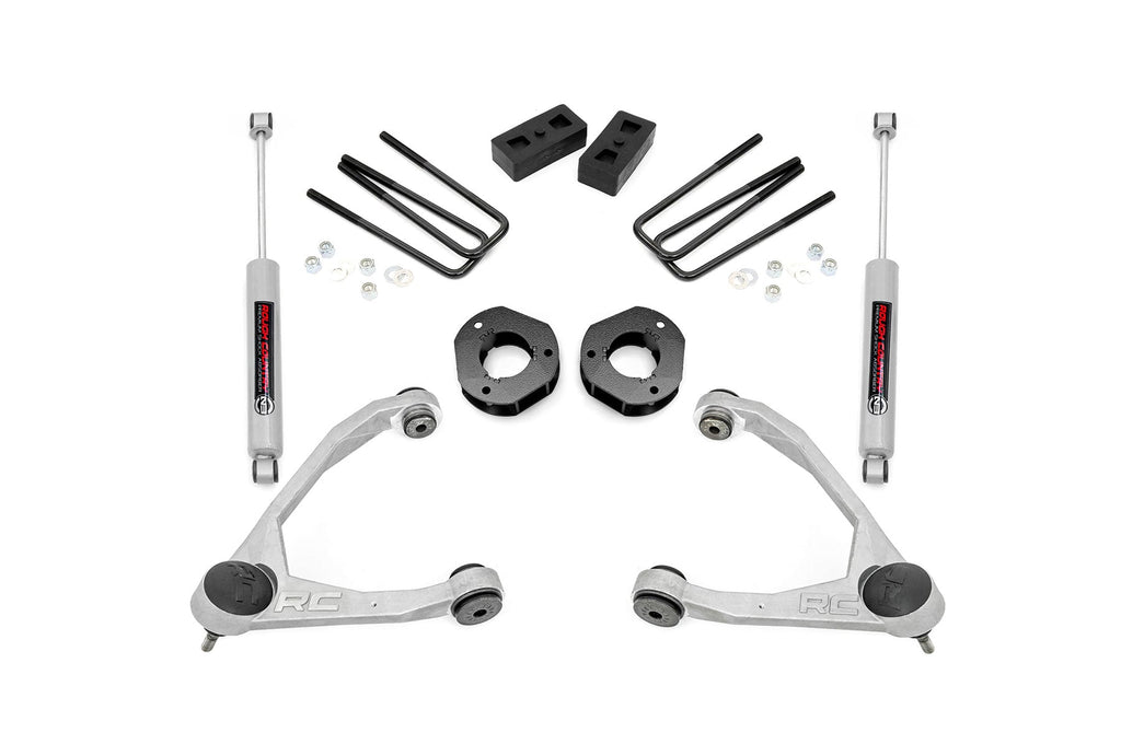 3.5 Inch Lift Kit | Forged UCA | Cast Steel | Chevy/GMC 1500 (07-16) by Rough Country