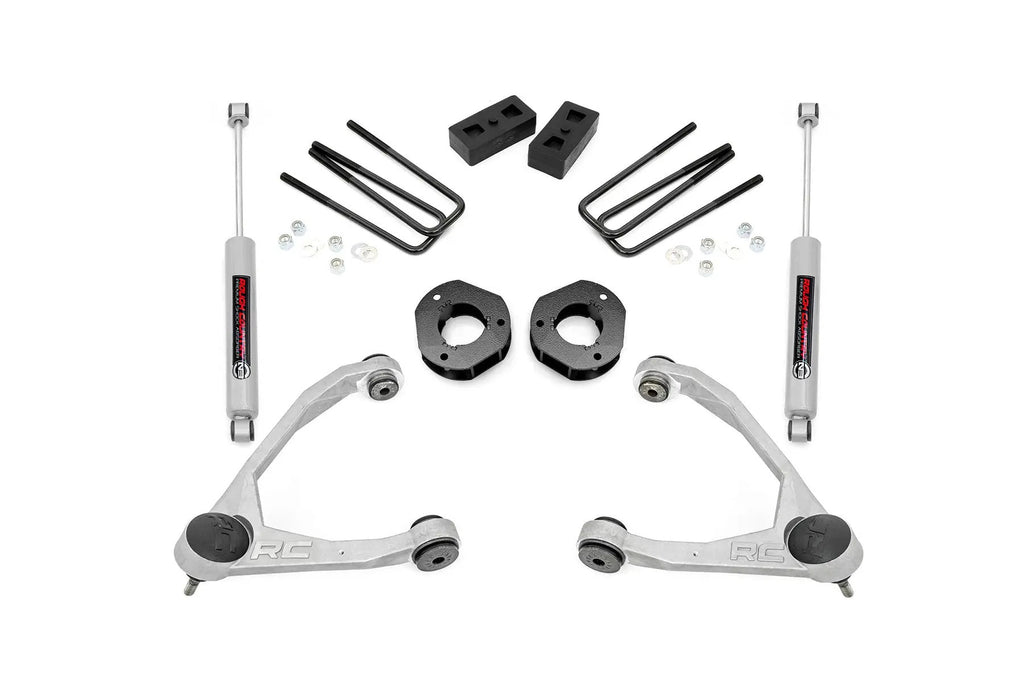 3.5 Inch Lift Kit | Forged UCA | Cast Steel | Chevy/GMC 1500 (07-16) by Rough Country