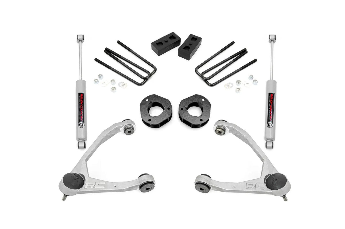 3.5 Inch Lift Kit | Forged UCA | Cast Steel | Chevy/GMC 1500 (07-16) by Rough Country