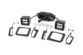 LED Light Kit | Fog Mount | 2" Black Pair | GMC Sierra 1500 2WD/4WD (14-15) by Rough Country
